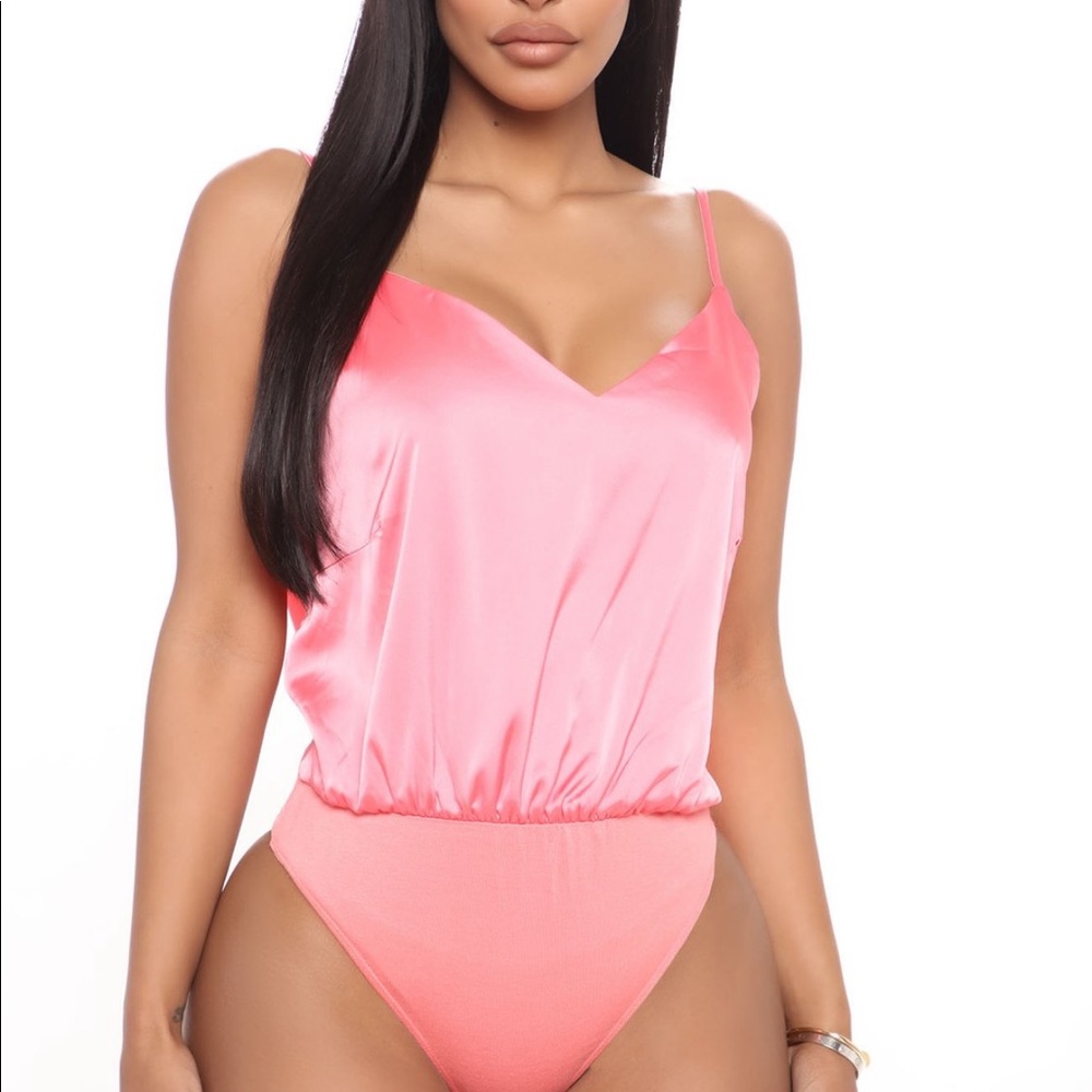 Pink bodysuit